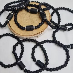 bracelet signe astrologique pierre naturelle onyx